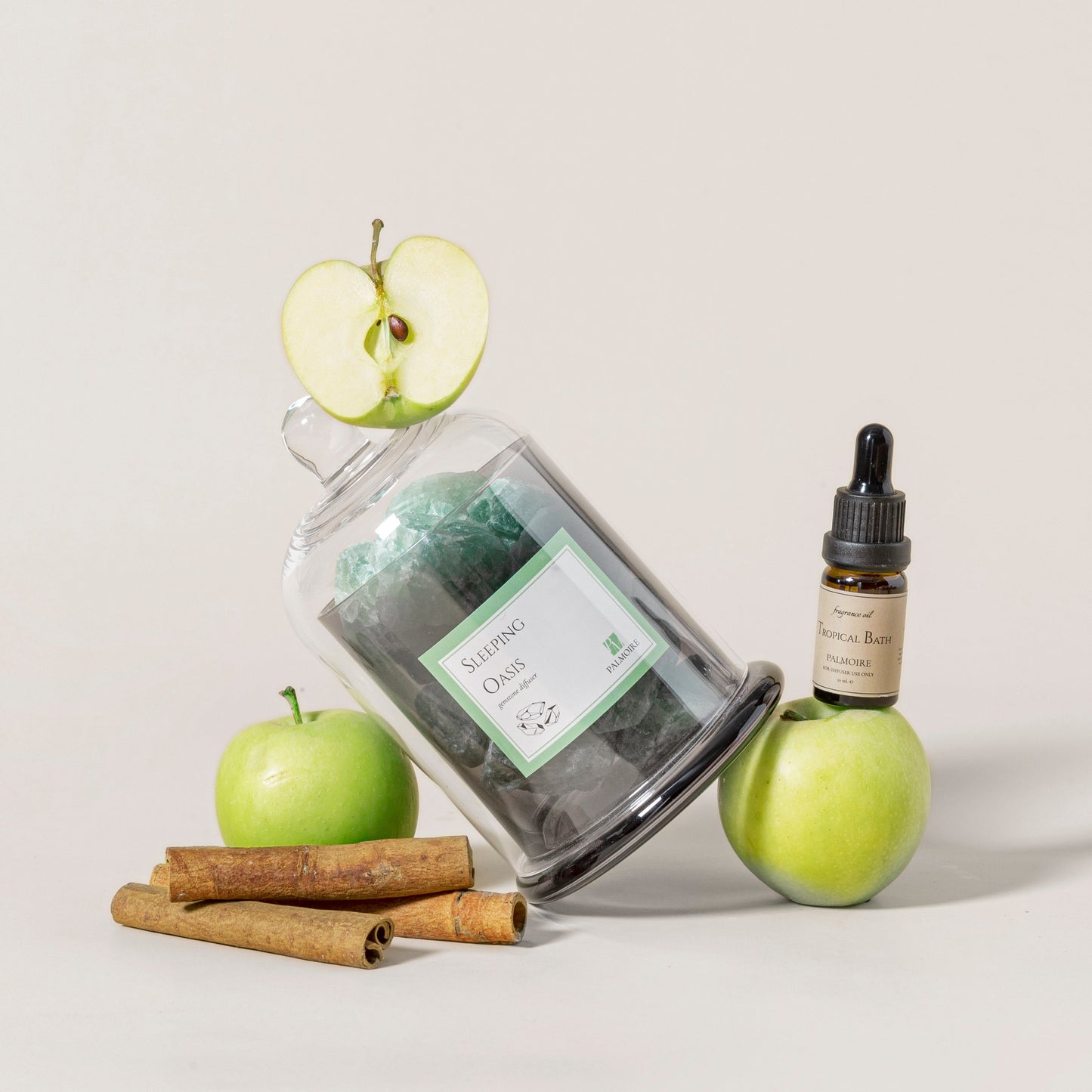 Sleeping Oasis – Gemstone Reed Diffuser for Calm & Energy