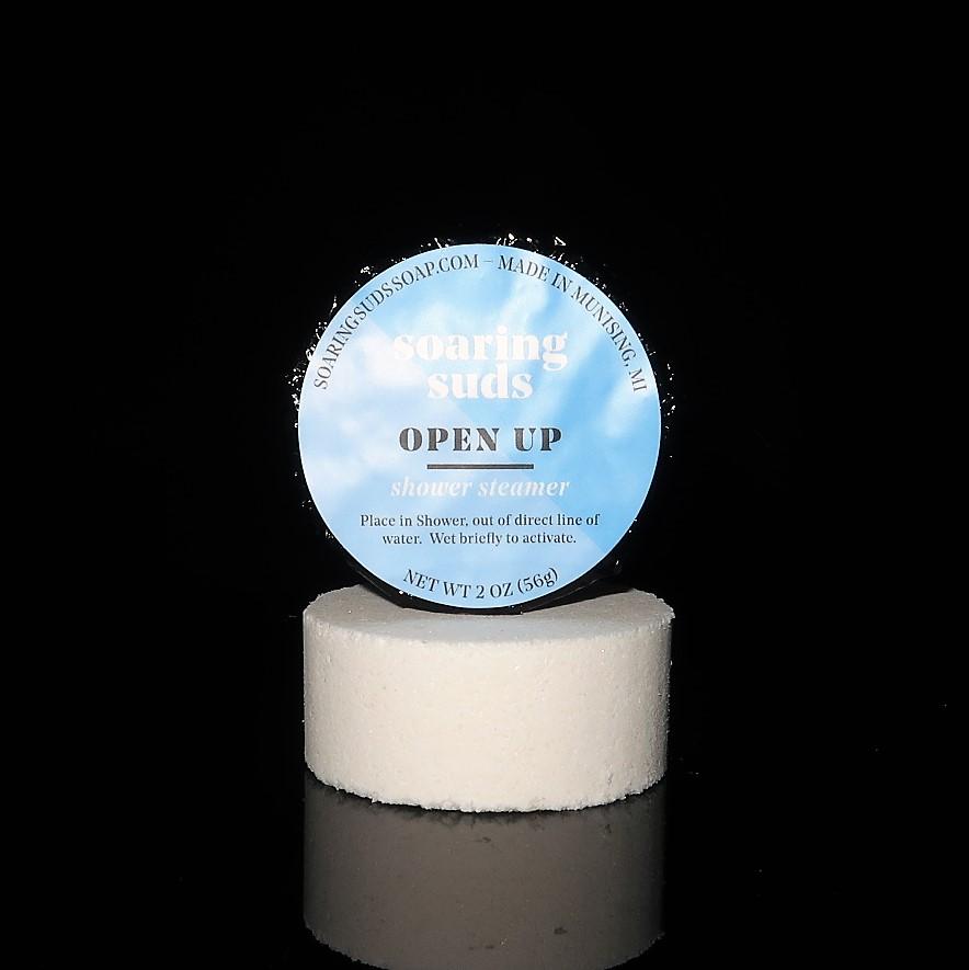 Open Up Shower Steamer โ Eucalyptus & Menthol for Sinus Relief