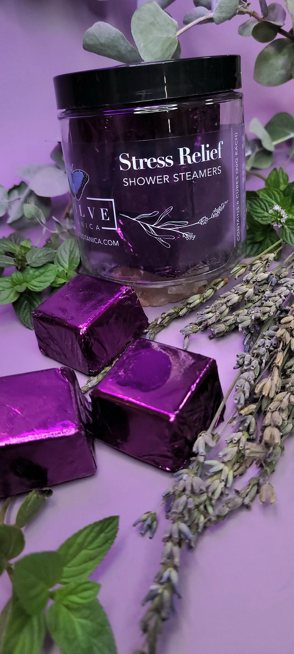 Stress Relief Shower Steamers ā Set of 6 (Lavender, Eucalyptus, Peppermint)