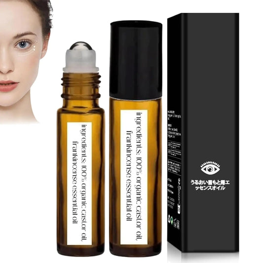 Castor & Frankincense Under-Eye Roller Duo – Hydration & Dark Circle Care