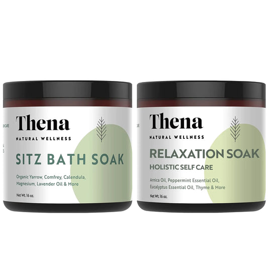 Organic Sitz & Relaxation Bath Soak Bundle – Postpartum Recovery + Full-Body Relief