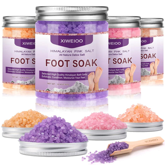 Aromatherapy Foot Soak with Himalayan Pink Salt – 3 Scents