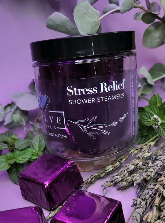 Stress Relief Shower Steamers – Set of 6 (Lavender, Eucalyptus, Peppermint)