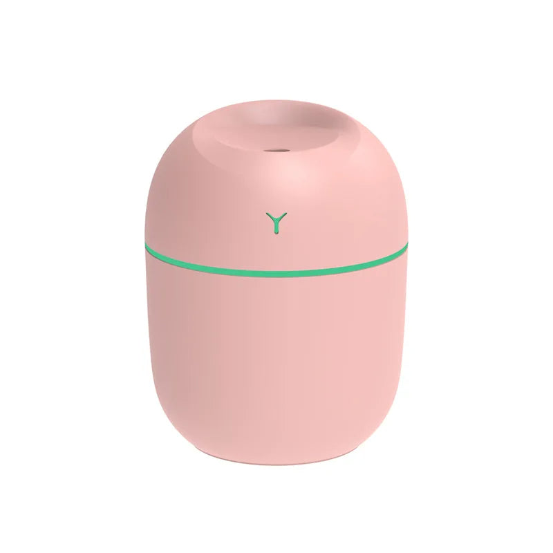 Mini USB Aroma Diffuser & Humidifier – with LED Light (3 Colors)