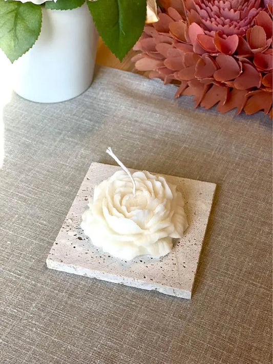 Peony Collection – Soy Wax Scented Candle (Multiple Scents & Colors)